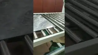 UV coating machine for high gloss surface #machine #spraypaintmachine #equipment #woodmachine