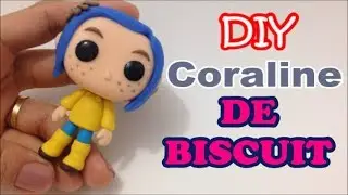 DIY: CORALINE DE BISCUIT -  FAÇA VOCÊ MESMO #Tutorial