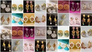 Daily wear Gold Stud Earrings Designs for Ladies ||Simple Gold Earrings Designs 2026
