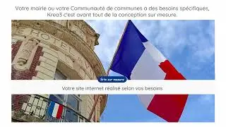 D&eacute;couvrez monsitemairie.fr le site Krea3 d&eacute;di&eacute; aux collectivit&eacute;s.