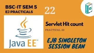 Enterprise Java Tutorial: EJB app to demonstrate Servlet Hit count using Singleton Session Beans.