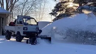 Suzuki Carry Mini Truck Snow Blower