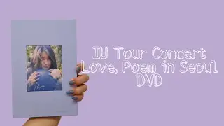 UNBOXING+PREVIEW IU Tour Concert Love, Poem in Seoul DVD