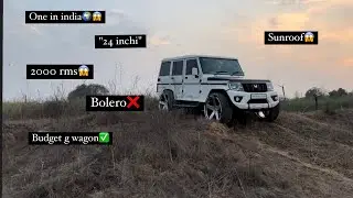 Modify bolero😱 24 inchi 🛞😱 sunroof, 2000rms 😱🔊🔊