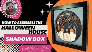 Halloween Svg Shadow Box, Haunted House 3D Layered Shadowbox