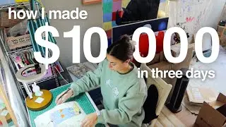last *successful* craft fair of the year | booth prep, behind the scenes & thoughts going into 2026