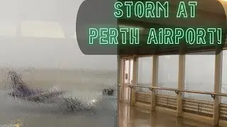 Massive Storm at Perth Airport (many flights diverted!)