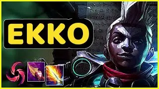 EKKO VS GALIO MID GAMEPLAY
