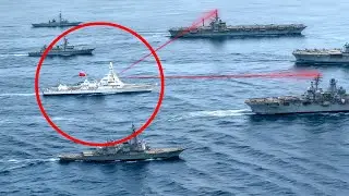 Chinese SPY Ship FOLLOWS a US Navy Carrier Group, Then THIS Happened...