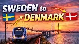 Riding the &Oslash;resund Train | Sweden to Denmark by Train 🚆