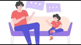 Father talks to his son