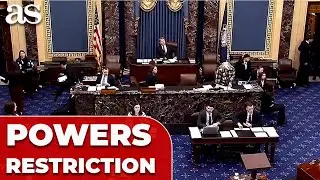 US SENATE votes to advance measure curbing TRUMP'S VENEZUELA war powers