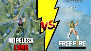 Free Fire Battleground VS Hopeless Land Comparison . Какой из них лучше?