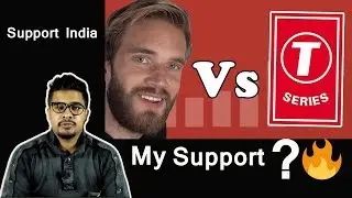 tseries vs pewdiepie || what I support ?? khojigeek ||