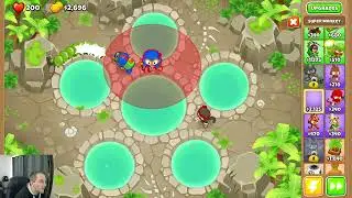 Spa Pits On Easy: Bloons TD 6