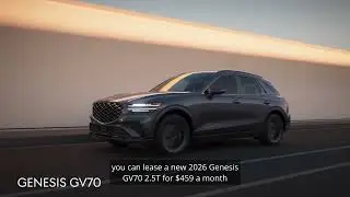 Lease a New Genesis GV70 at Genesis of Northwest San Antonio