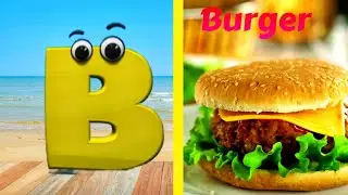 ABC Food Song | A For Almond Joy Learn ABC Alphabet for Children | Education ABC Nursery Rhymes