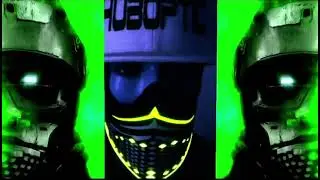 Mech v24 sound reactive dj mask HUOBOPTIC
