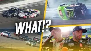 Последний круг и переворот! | Обзор и анализ гонки NASCAR Kansas
