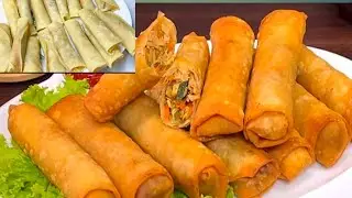 Chicken Spring Rolls Recipe For Iftar |Crispy chicken Spring Rolls For Ramzan 2026|