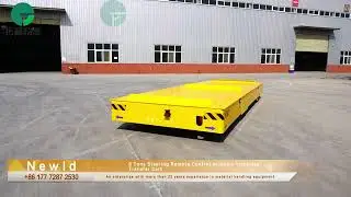 5 Tons Steering Remote Control Industry Trackless Transfer Cart#transfer cart #transporter #tech