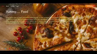 Web Page Using HTML CSS Only
