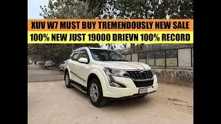 EXTRAORDINARY 2019 END JUST 19000 KMS, SUPREME SHOWROOM QUALITY XUV 500 W7, AUTO, SUPER LOW COST