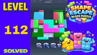 Shape Escape Block Puzzle Level 112 - SOLUTION