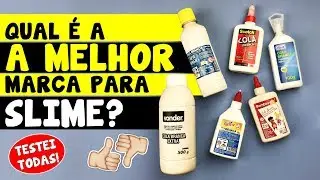 TESTANDO marcas de COLA para SLIME #5 | TIO LUCAS