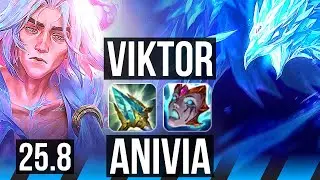 VIKTOR vs ANIVIA (MID) | EUW Challenger | 25.8