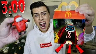 НИКОГДА НЕ ОТКРЫВАЙ HAPPY MEAL AMONG US в 3:00 *амонг ас в реальной жизни*