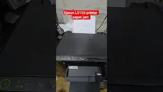 Epson L3110 L3150  All-in One Color printer Paper jam problem #paperjam #redlightblinking