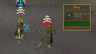 I spent 952,000,000gp on this shield and went Pking with it