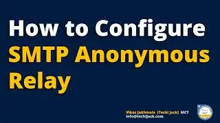 Анонимная ретрансляция SMTP стала проще за 5 минут!