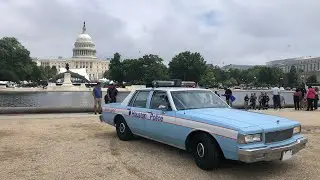 National police week 2025: vintage police cars show