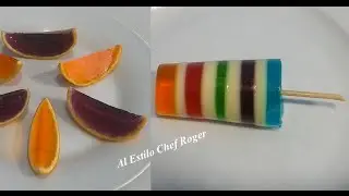 GELAPALETAS Y GELANARANJAS, Receta #233, gelatinas