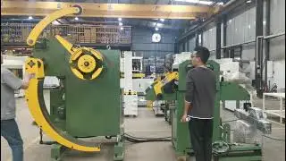 Press Feeding Line: Unwinder leveler, Servo Feeder and Press machine for Electronic parts stamping