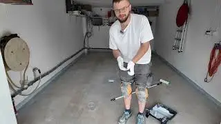 Malowanie betonowej posadzki w garażu