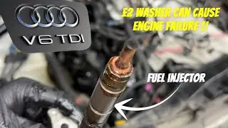 Audi SQ5 3.0 TDI Injector Reseal The Cheap Copper Washer That Causes BIG Problems