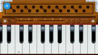 Happy birthday to you on harmonium app.