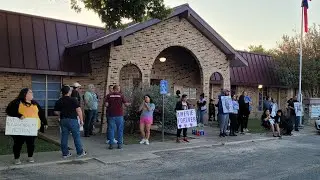 Uvalde school district administrators a no-show as angry parents protest outside UCISD building