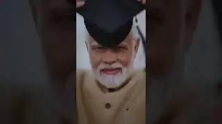 finally Modi ji graduation🤣😂 in first class #ticktockeffects