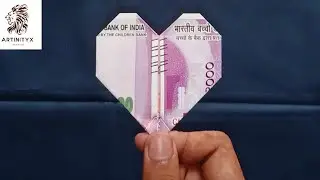 2000 Rupees Hart/Hart for loved ones.❤️Hart Money Origami/craft