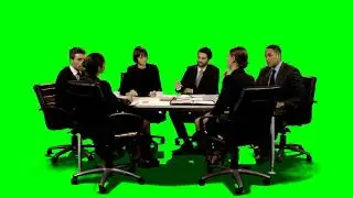 Chroma Key meeting/reuni&atilde;o 1080p - green screen