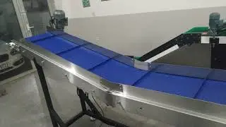 Paslanmaz, Mod&uuml;ler Bantlı Gıda Konvey&ouml;r&uuml; - 3B PROJE #modulerbant #modularbeltconveyor