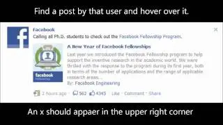 How To: Hide Facebook News Feed Posts from a Certain User