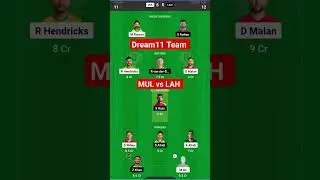 MUL vs LAH | MUL vs LAH Dream11 | Dream11 | PSL2024 #shorts #short #shortvideo #psl #dream11 #pslt20
