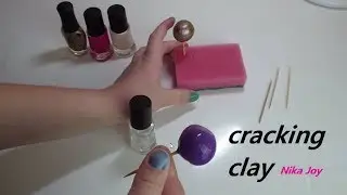 Как сделать хрустящие шарики CRACKING CLAY для ASMR