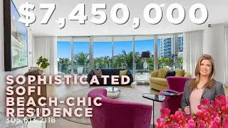 CHIC MIAMI BEACH CONDO STEPS FROM THE OCEAN ~ One Ocean 306 ~ $7,450,000 ~ DORA PUIG