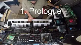 ANALOG JAM IN FIVE ACTS: Impro Analog Synth Story. #ModelD #SE02 #Digitakt #Streichfett #BlueSky